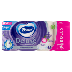 Zewa Deluxe Lavender Dreams toalettpapír 3 rétegű 16 tekercs