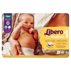 Libero Newborn egyszerhasználatos pelenkanadrág, méret: 1, 2-5 kg, 42 db