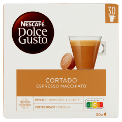 NESCAFÉ Dolce Gusto Cortado Espresso Macchiato tejes kávékapszula 30 db/30 csésze 189 g