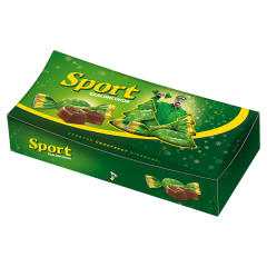 Sport tejcsokoládé szaloncukor étcsokoládéval és rum ízű töltelékkel 300 g