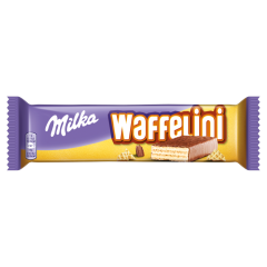 Milka Waffelini alpesi tejcsokoládéval mártott tejes ízű krémmel töltött ostya 31 g