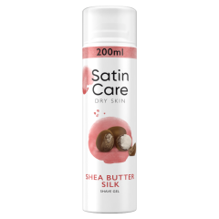 Gillette Satin Care Női Borotvazselé, Shea Butter Silk, 200 ml