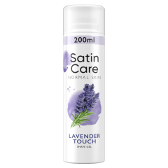 Gillette Satin Care Női Borotvazselé, Lavender Touch, 200 ml