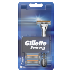 Gillette Sensor3 Borotva, – 6 db Penge