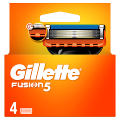 Gillette Fusion5 Borotvabetét Férfi Borotvához, 4 db