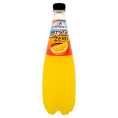 San Benedetto Zero Aranciata szén-dioxiddal dúsított cukormentes narancs ízű üdítőital 0,75 l