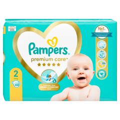 Pampers Premium Care Pelenka, 2 Méret, 68 db, 4kg-8kg