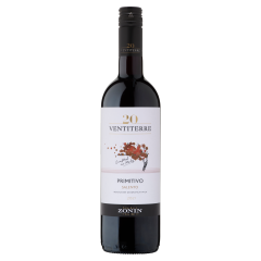 Zonin Ventiterre Primitivo száraz vörösbor 13,5% 750 ml