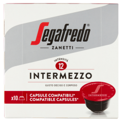 Segafredo Zanetti Intermezzo őrölt, pörkölt kávékeverék kapszula 10 x 7,5 g (75 g)