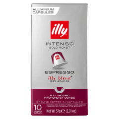 Illy Espresso Intenso őrölt-pörkölt kávé kapszulában 10 db 57 g