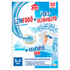 K2r Intensive White Fehérítő + Oxi Folteltávolító mosótasak 10 db