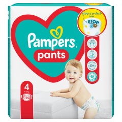 Pampers Pants Bugyipelenka, Méret: 4, 25 db pelenka, 9kg-15kg
