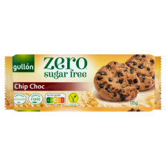 Gullón Zero Chip Choc cukormentes keksz csokoládé darabkákkal, édesítőszerrel 125 g