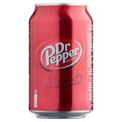 Dr Pepper csökkentett energiatartalmú szénsavas üdítőital cukorral és édesítőszerekkel 330 ml