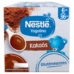 Nestlé Yogolino kakaós babapuding 6-36 hónapos korig 4 x 100 g (400 g)