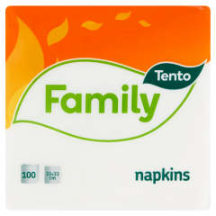 Tento Family szalvéta 1 rétegű 33 x 33 cm 100 db