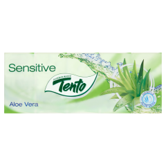 Tento Sensitive Aloe Vera papírzsebkendő 3 rétegű 10 x 10 db