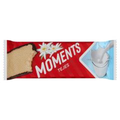 Moments kakaós bevonómasszába mártott, tejes krémmel töltött ostyaszelet 45 g
