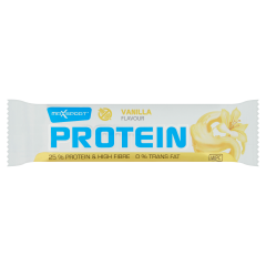 MaxSport Protein gluténmentes, vanília ízű fehérje tartalmú szelet fehér bevonattal 60 g