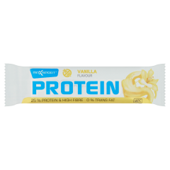 MaxSport Protein gluténmentes, vanília ízű fehérje tartalmú szelet fehér bevonattal 60 g