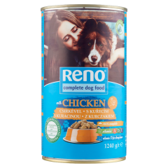 Reno teljes értékű állateledel felnőtt kutyák számára csirkével szószban 1240 g 