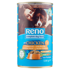 Reno teljes értékű állateledel felnőtt kutyák számára csirkével szószban 1240 g 