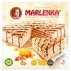 Marlenka mézes torta dióval 800 g