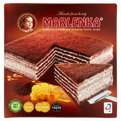 Marlenka mézes kakaós torta 800 g