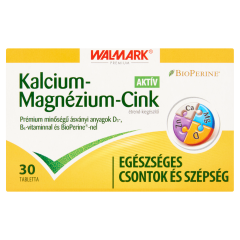 Walmark Kalcium-Magnézium-Cink Aktív étrend-kiegészítő tabletta 30 db