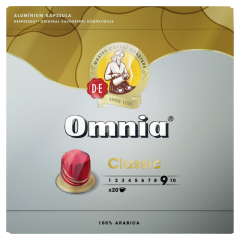 Douwe Egberts Omnia Classic őrölt-pörkölt kávé kapszulában 20 db 104 g