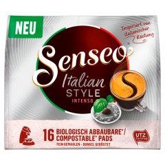 Senseo Italian Style Intenso őrölt-pörkölt kávé egyadagos párnás kiszerelésben 16 db 111 g