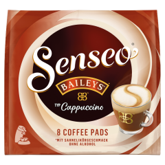 Senseo Baileys Cappuccino krémlikőrízű italpor instant kávéval és kávéfehérítővel 8 db 92 g