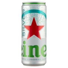 Heineken Silver világos sör 4% 330 ml
