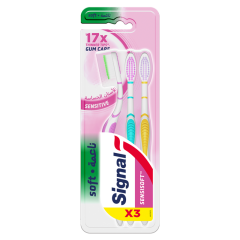 Signal Sensisoft Gum Care Sensitive puha fogkefe 3 db