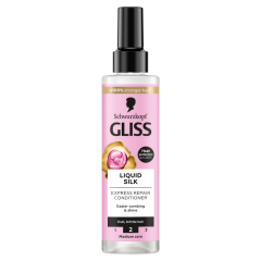 Gliss Express Repair Liquid Silk hajregeneráló balzsam a selymes hajért 200 ml