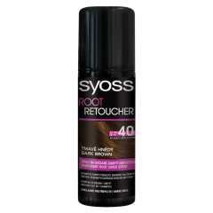 Syoss Root Retoucher lenövést elfedő hajszínező spray Sötétbarna 120 ml