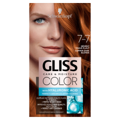Schwarzkopf Gliss Color tartós hajfesték 7-7 Rezes sötétszőke