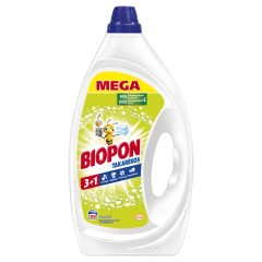 Biopon Takarékos folyékony mosószer fehér és világos ruhákhoz 88 mosás 3960 ml