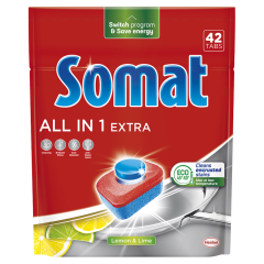 Somat All in 1 Extra gépi mosogatótabletta 42 db 739,2 g
