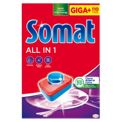 Somat All in 1 gépi mosogatótabletta 110 db 1936 g