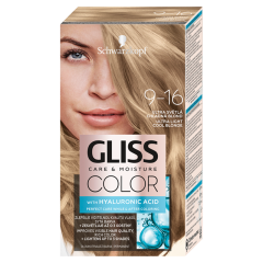 Schwarzkopf Gliss Color tartós hajfesték 9-16 ultravilágos hűvösszőke