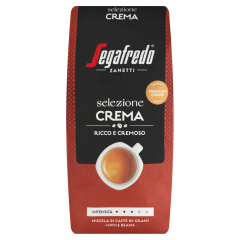 Segafredo Zanetti Selezione Crema szemes pörkölt kávé 1000 g