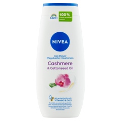 NIVEA Cashmere & Cottonseed Oil ápoló hatású krémtusfürdő 250 ml