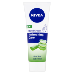NIVEA Refreshing Care kézkrém aloe vera kivonattal és jojoba olajjal 75 ml