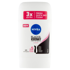 NIVEA Black & White Invisible Clear izzadásgátló 50 ml