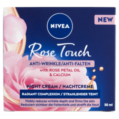 NIVEA Rose Touch ránctalanító éjszakai arckrém 50 ml