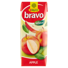 Rauch Bravo Select alma ital cukorral és édesítőszerekkel, C-vitaminnal 0,2 l
