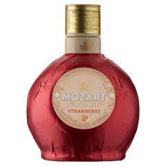 Mozart eper ízesítésű fehércsokoládé krémlikőr 15% 0,5 liter