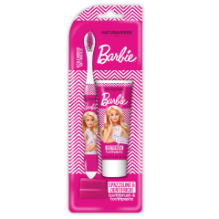 Naturaverde szett fogkefe + fogkrém Barbie