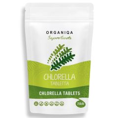 Organiqa Superfoods 100% BIO chlorella 500 mg étrend-kiegészítő tabletta 250 db 125 g